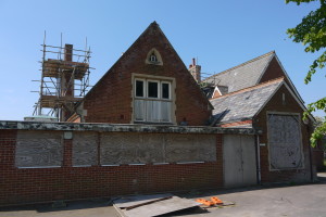 Former Redbridge Primary School is currently being transformed into offices.